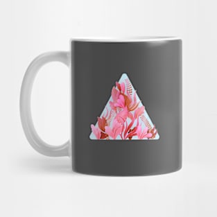 Flower Triangle - Teal Mug